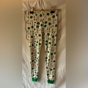 Peanuts Snoopy Woodstock Green Pajama Pants Shamrock St. Patrick’s Day 8